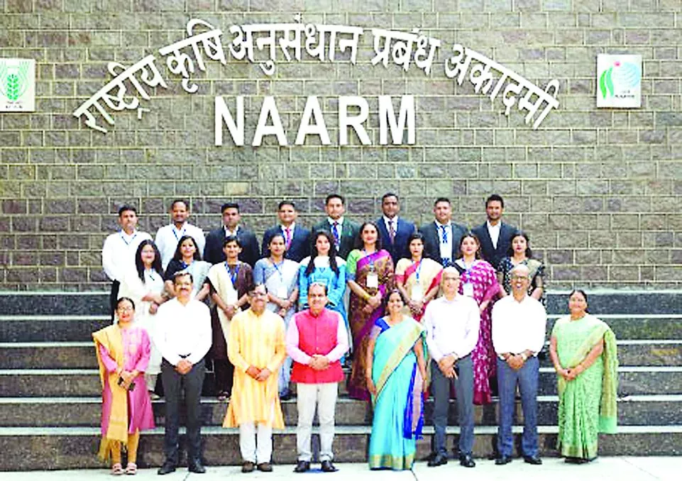 नार्म में नए कृषि अधिकारियों का प्रशिक्षण कार्यक्रम