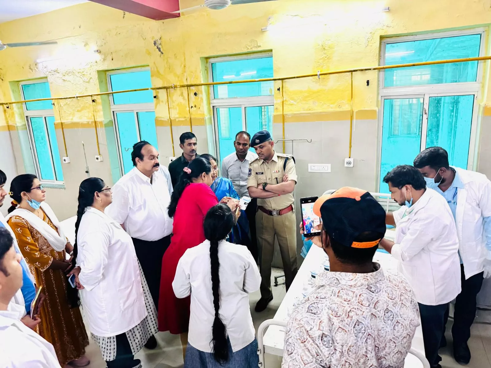 पुलिस ने राउडी शीटरों का ड्रग टेस्ट कराया