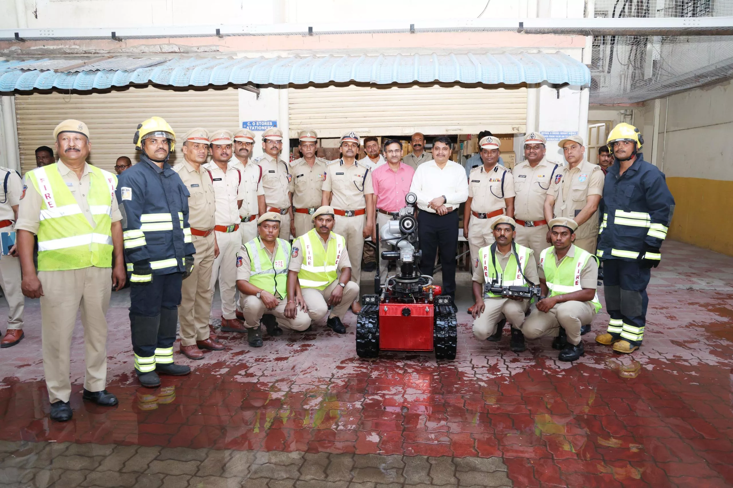 फायर सर्विस वीक से पहले सुरक्षा प्रशिक्षण कार्यक्रम