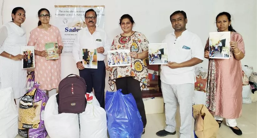 हैदराबाद में ‘गीव-अवे’ दान अभियान, जरूरतमंदों को मदद