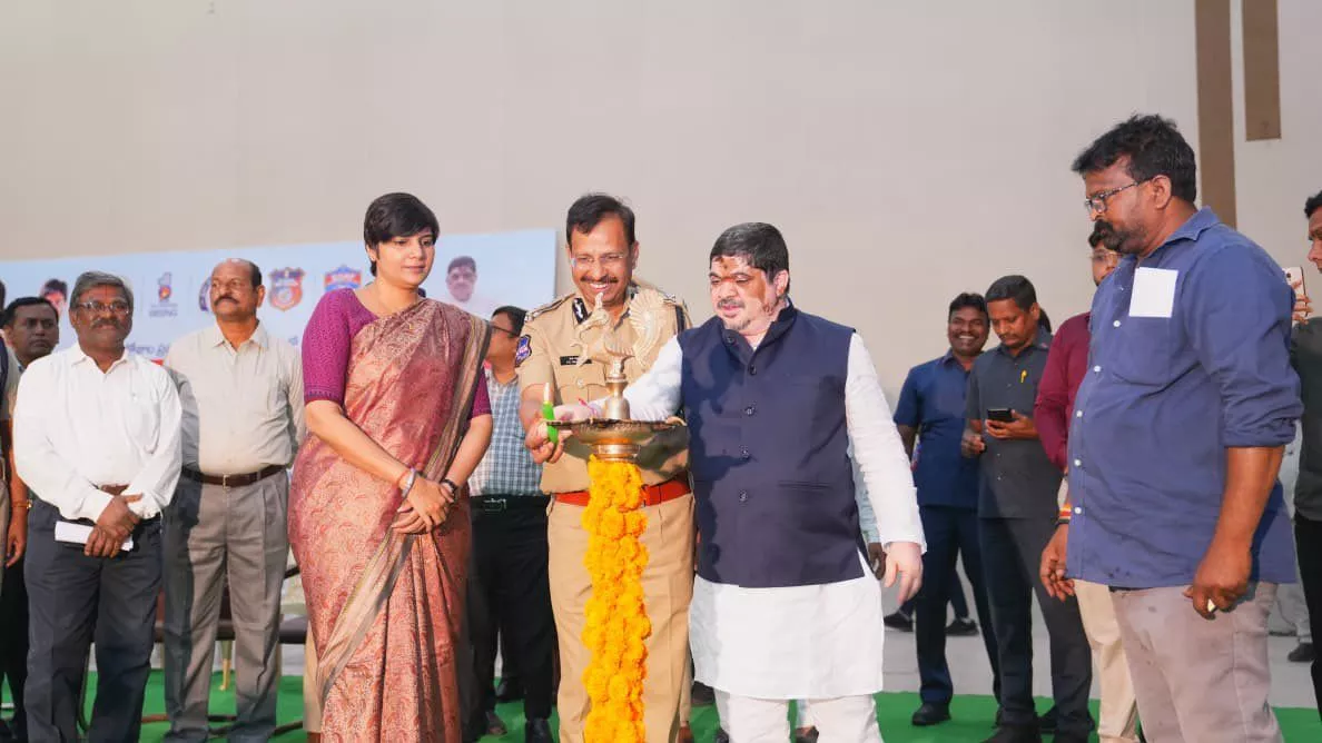 बंजारा हिल्स में अग्नि सुरक्षा सम्मेलन का दृश्य