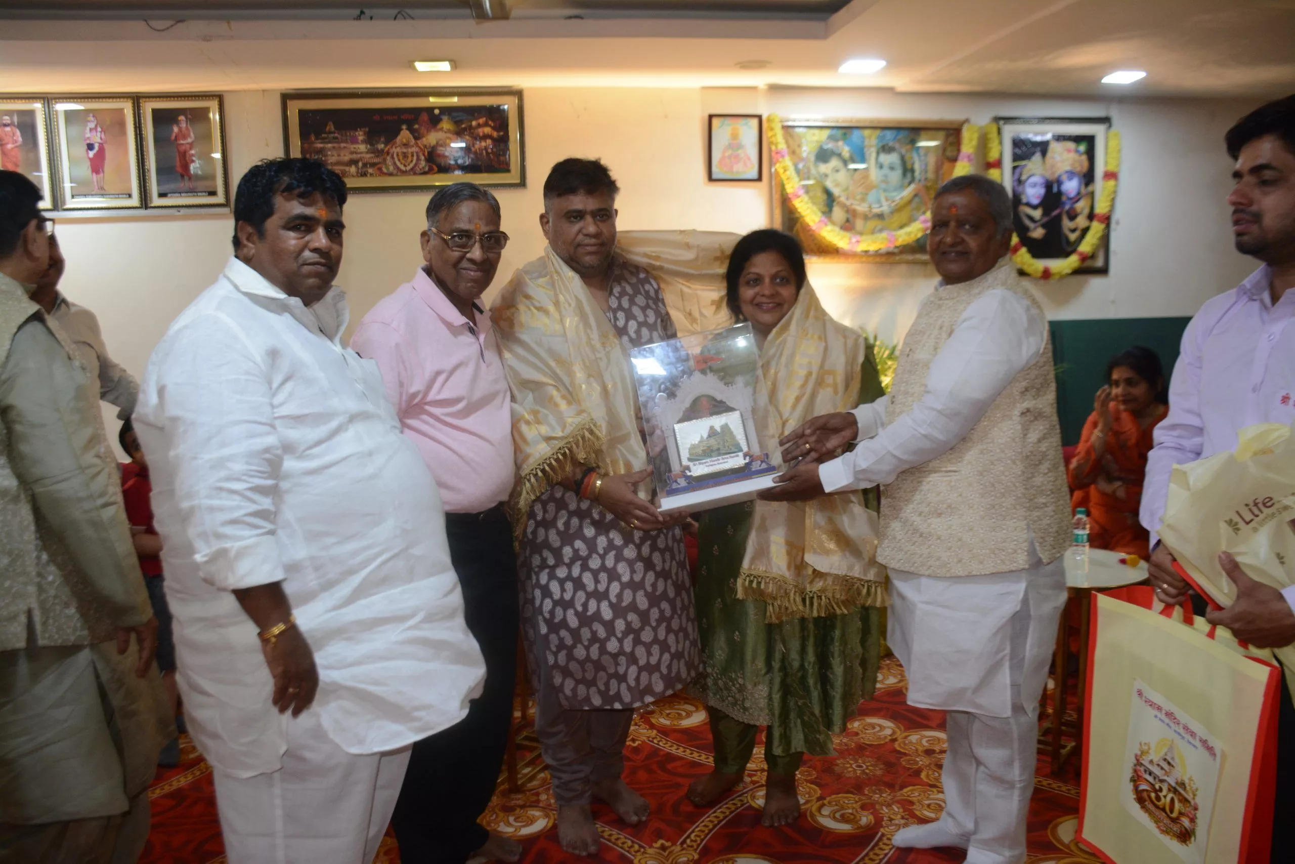 काचीगुड़ा श्री श्याम मंदिर स्थापना दिवस समारोह