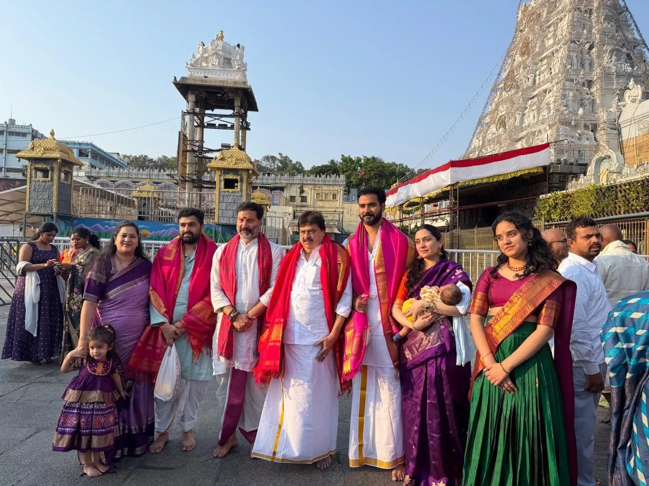 रामचंदर राव के जन्मदिन समारोह का दृश्य