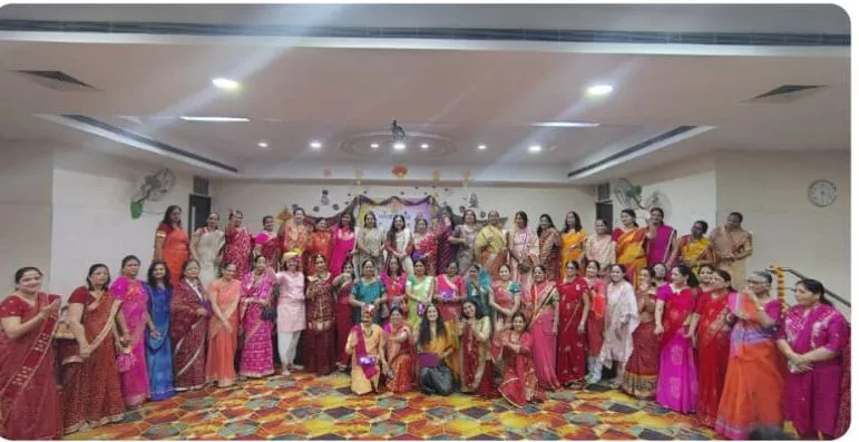 गणगौर उत्सव में महिलाओं की पारंपरिक प्रस्तुति