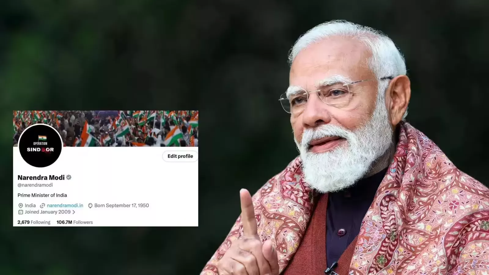 ऑपरेशन सिंदूर पर मोदी की नई डीपी