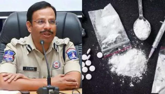 राउडी शीटरों का ड्रग्स परीक्षण करते अधिकारी