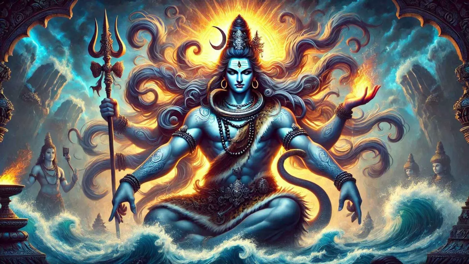 कालाष्टमी पर भगवान काल भैरव की पूजा करते श्रद्धालु