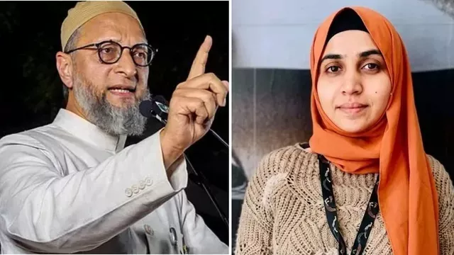 निदा खान मामले पर ओवैसी का बयान