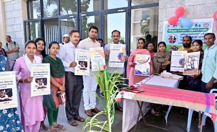 निजामाबाद में दत्तक सहायता केंद्र का उद्घाटन कार्यक्रम