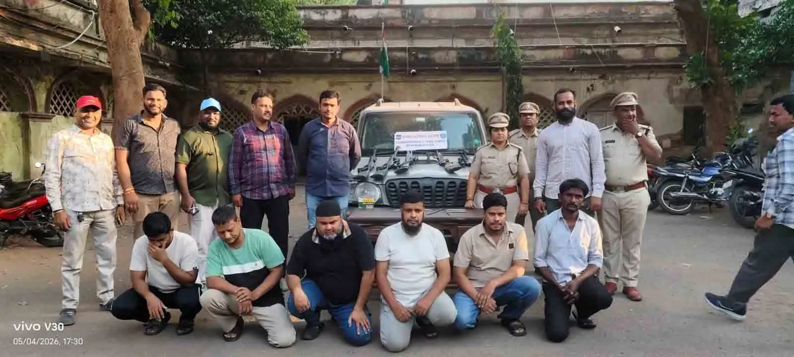 पकड़े गए वन्यजीव शिकार गिरोह के आरोपी